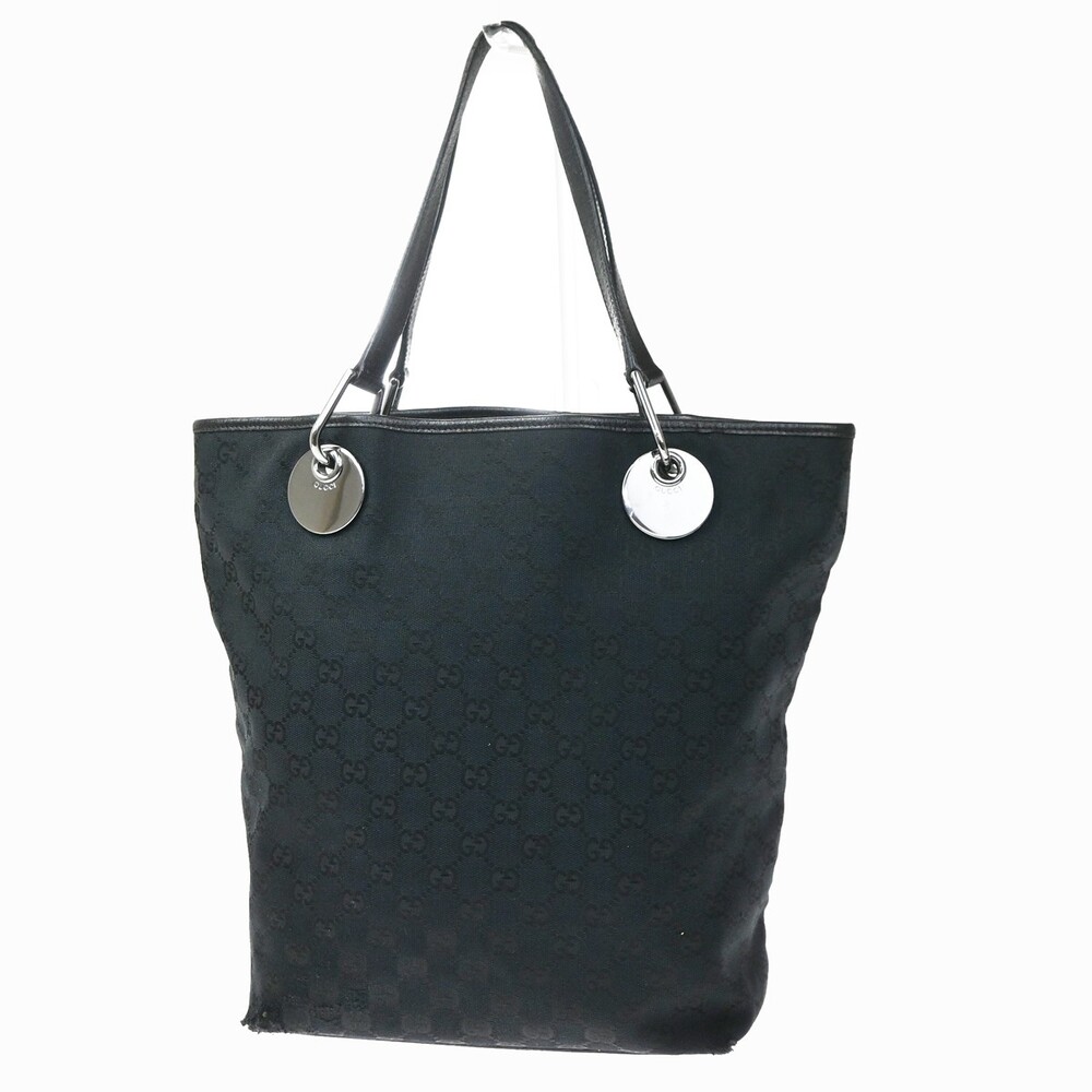 Gucci Logo Gg Pattern Tote Shoulder Bag #257944G22B